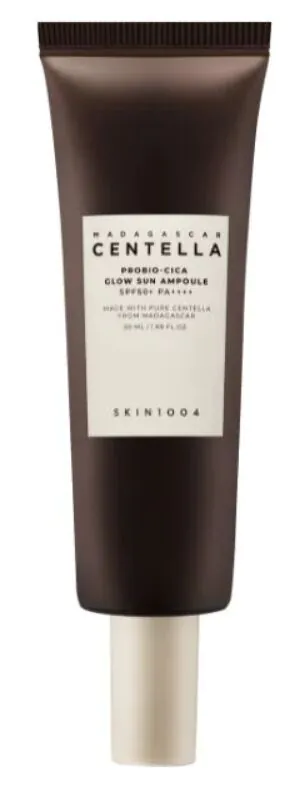 SKIN1004 Madagascar Centella Probio-Cica Glow Sun Ampoule SPF50+ Krem ochronny do twarzy