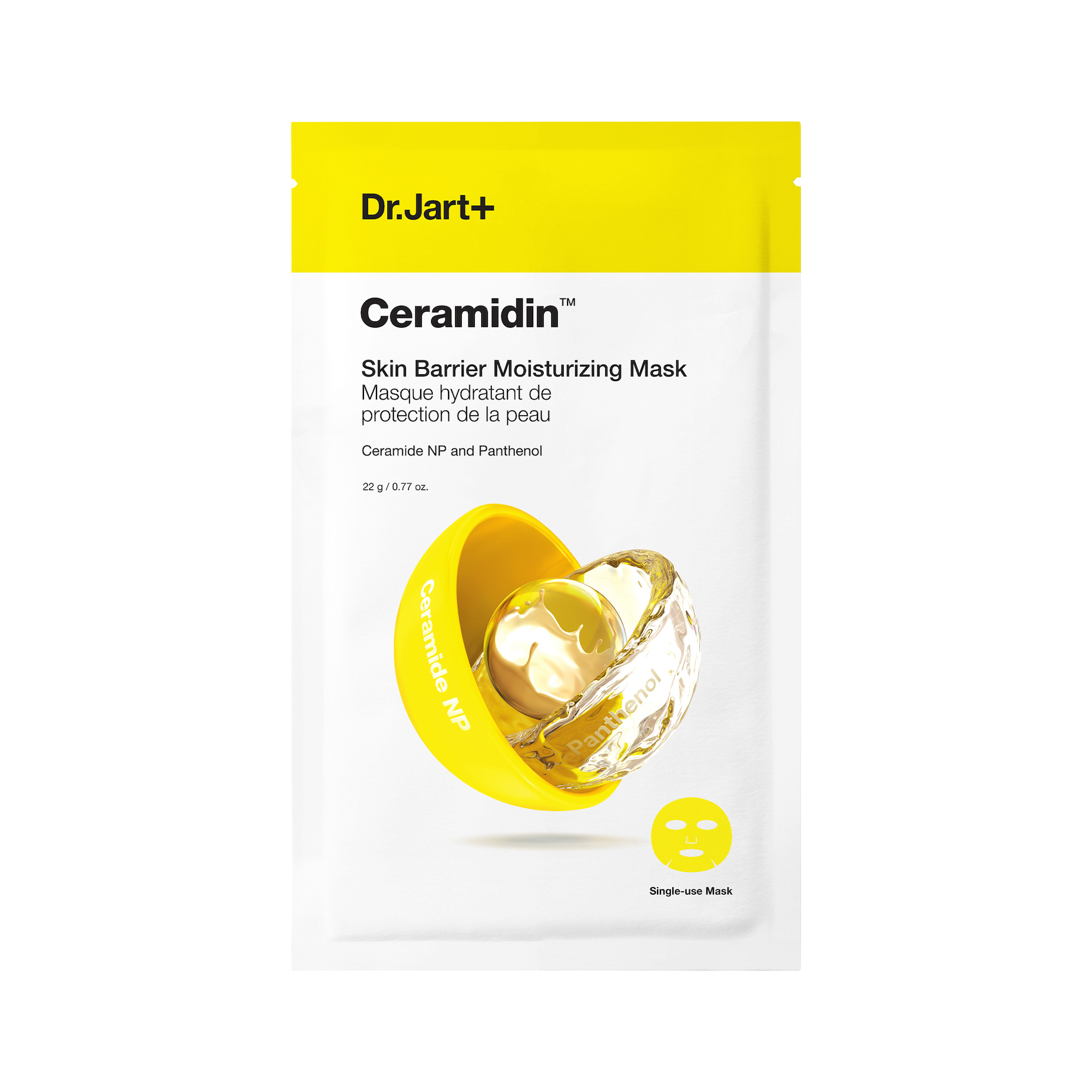 Mască hidratantă cu barieră de piele cu ceramidină 18 g - Dr.Jart+