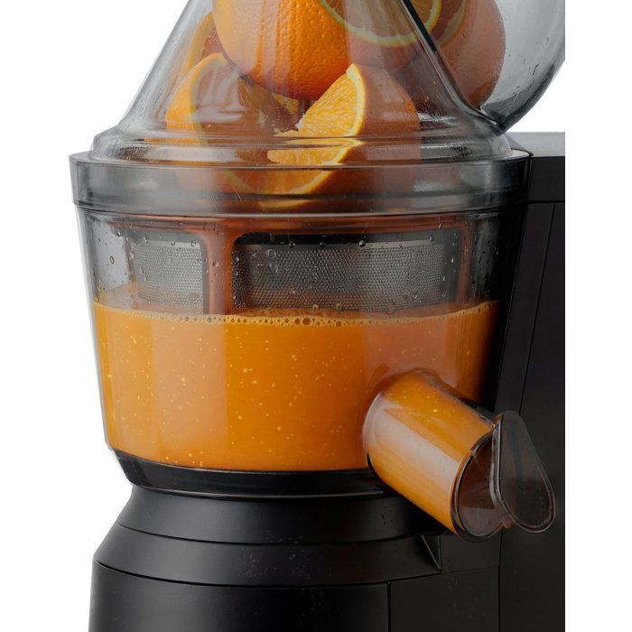 Licuadora de prensado en frío Vitamin+ - HKOENIG - GSX24 - 400W - 1L - Negra