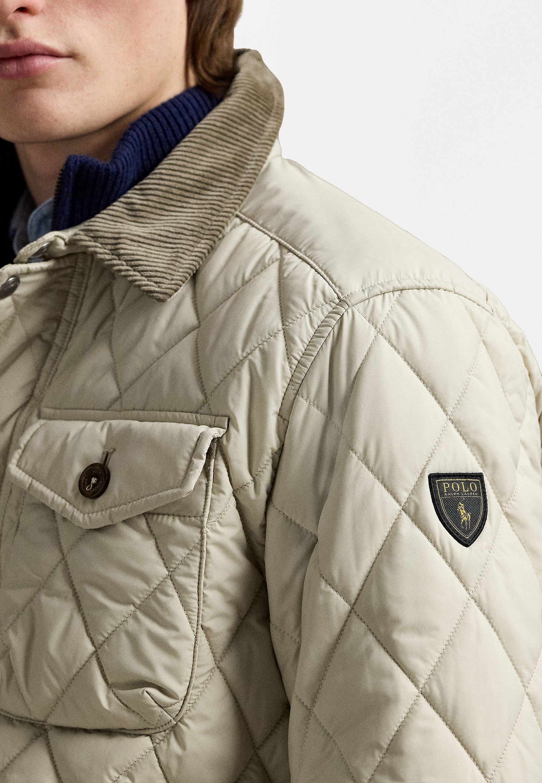 Lett jakke - navy/whitePolo Ralph Lauren THE BEATON QUILTED JACKET - Lett jakke - navy/whitePolo Ralph Lauren