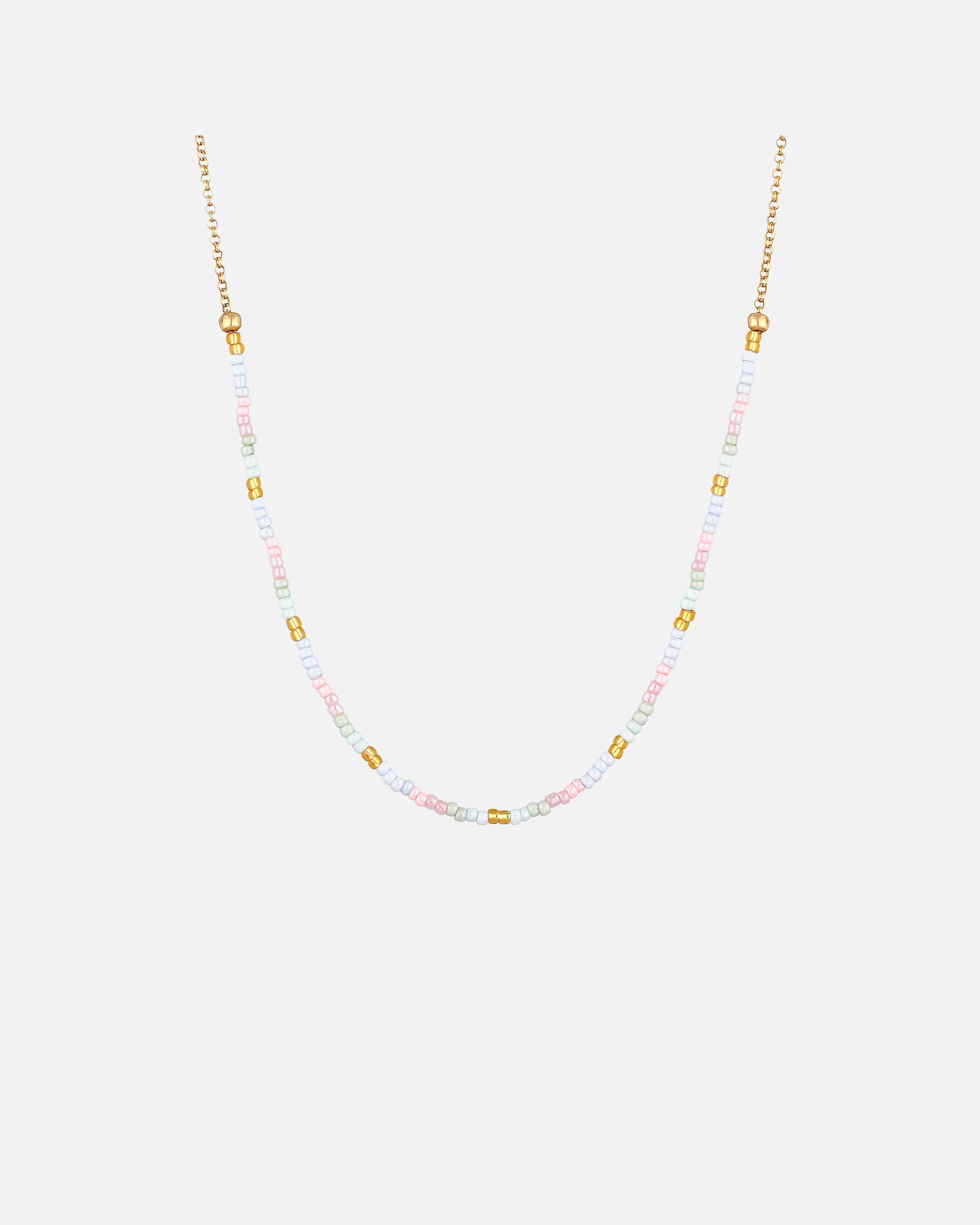 Elli Enfants Beads boules pastel en argent sterling 925 plaqué or