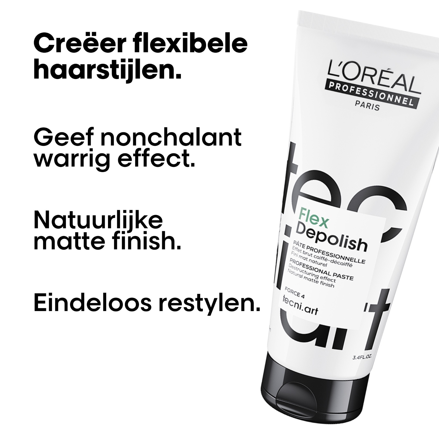 L'Oréal Professionnel plaukų kremas TecniArt Depolish - 100 ml