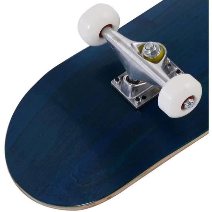 Skateboard - Non-slip - Maple wood - ABEC-7 bearings - 250 kg weight capacity - 4 wheels
