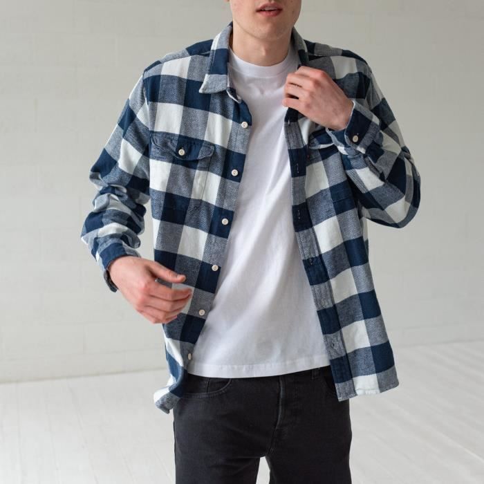 LEVI'S CLASSIC WORKER PLAID OVERSHIRT HOMME