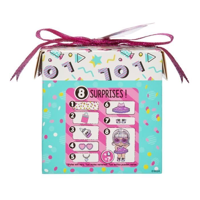 L.O.L. Surprise Confetti Pop Birthday PDQ -Poupée 7,5 cm + accesoires