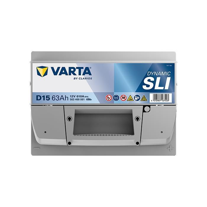 Batería de arranque Varta Silver Dynamic L2 D15 12V 63Ah / 610A 563400061