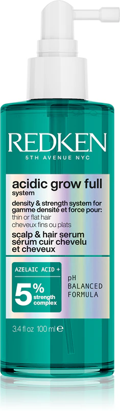 Redken Acidic Grow Full System Kopfhaut- und Haarserum – Feuchtigkeitsserum für feines und empfindliches Haar