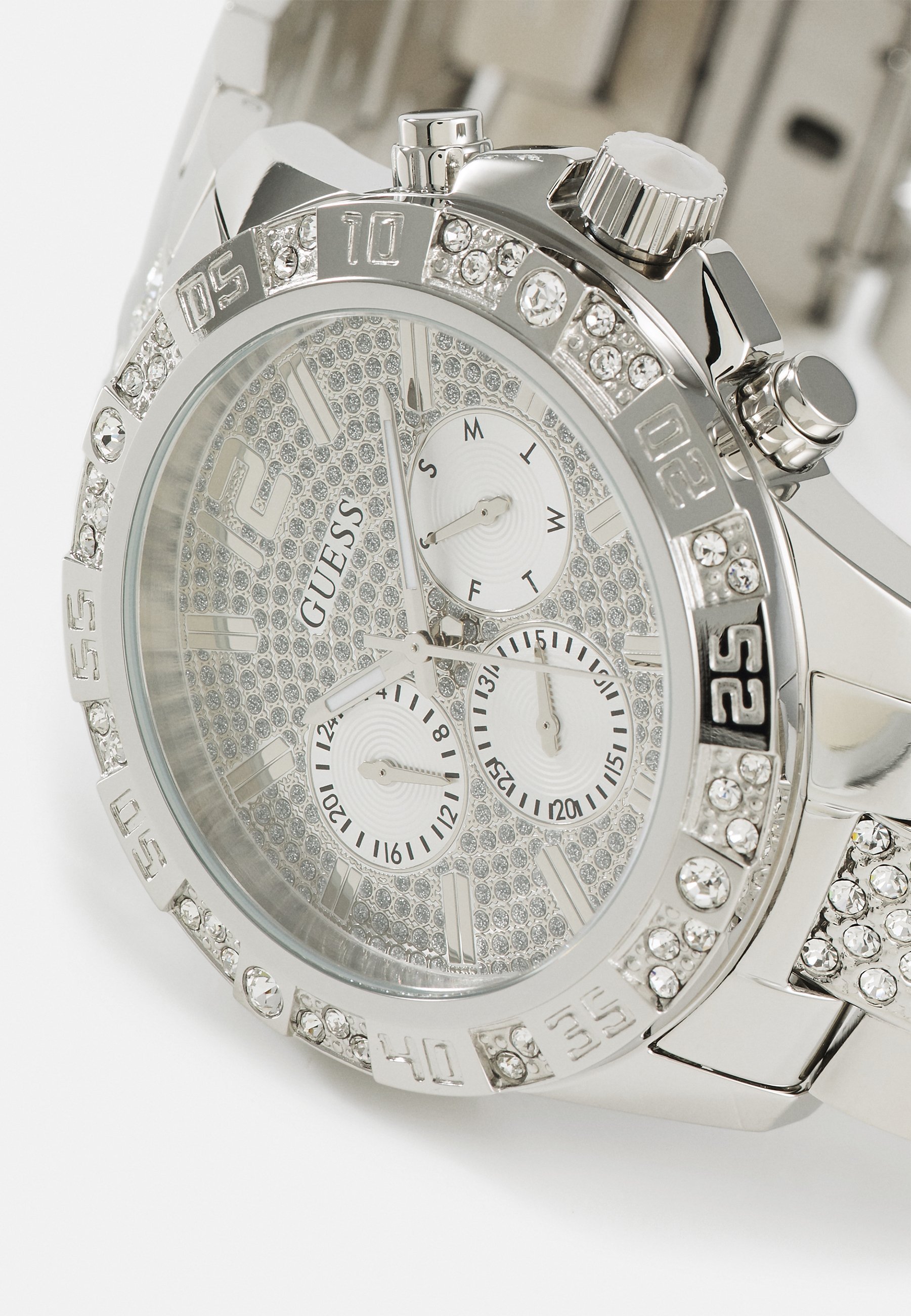 Guess MAJESTIC - Horloge - zilverkleurig
