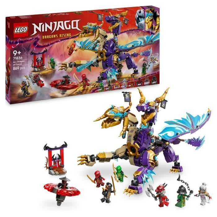 LEGO NINJAGO 71836 Arc: Il Drago della Concentrazione, Gioco per bambini e bambine dai 9 anni in su