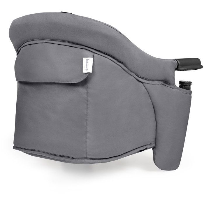 Siège de table mobile - HAUCK - Fix N Sit - De 6 mois à 15 kg - 37 x 42 x 32 cm - Gris foncé