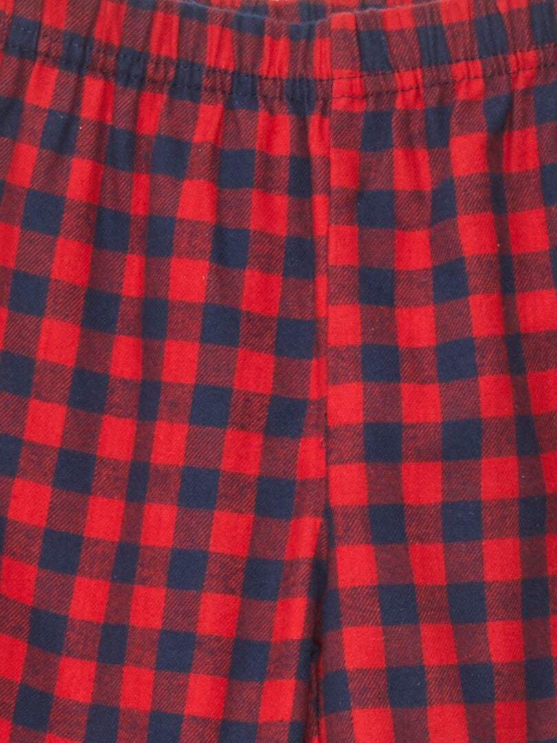 Conjunto de pijama de veludo - camiseta e calça - 2 peças - CINZA