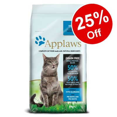 kg/7,5 kg Applaws tørfoder til katte - 25 % rabat!*
