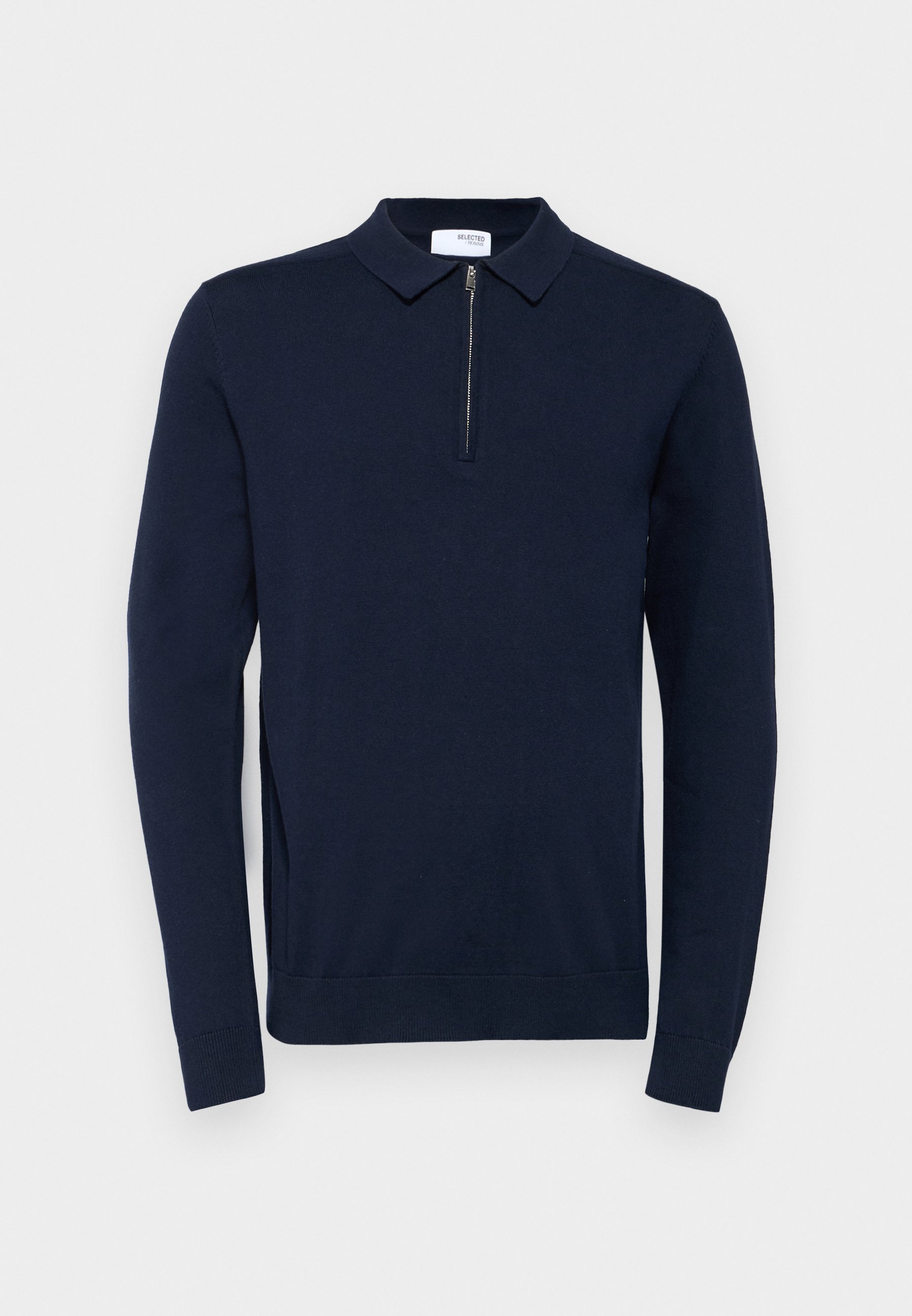 Selected Homme EMANUEL SOFT FULL NOOS - Hanorac cu fermoar - negru