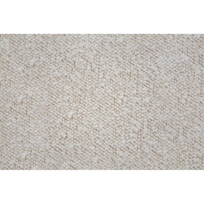 Base de cama Bouclette Bege 90x190 A29cm - Base de cama em madeira maciça com pés cônicos de madeira de 15cm