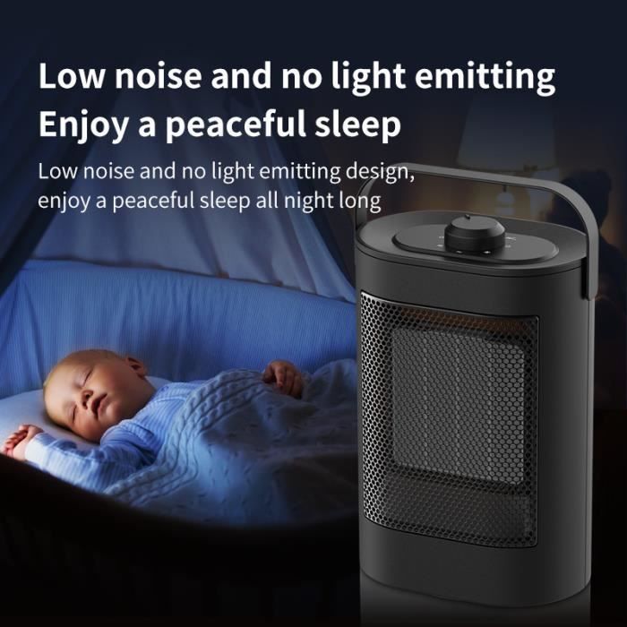 AMOUNE Fan Heater - 1500W - Portable - 3 Modes - Convection