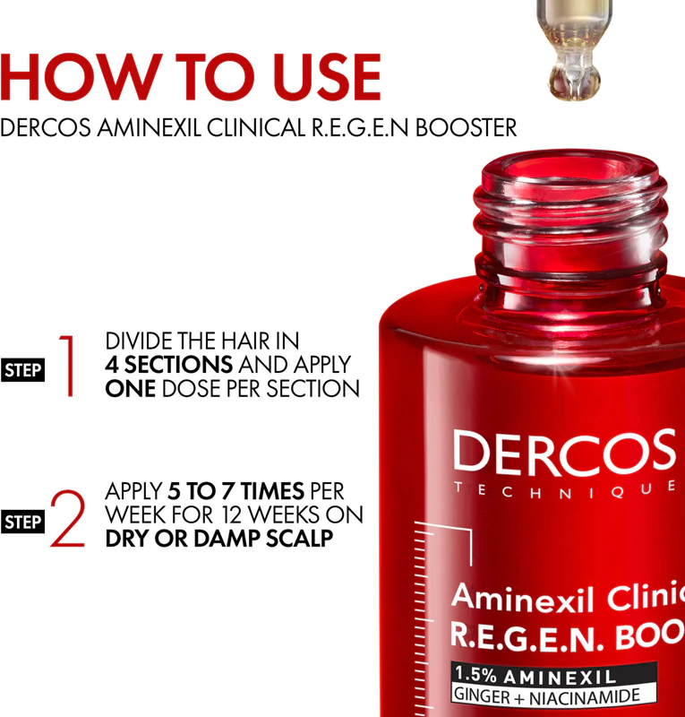 Vichy Dercos Aminexil Clinical REGEN Booster Versterkend en Regenererend Serum tegen Haaruitval