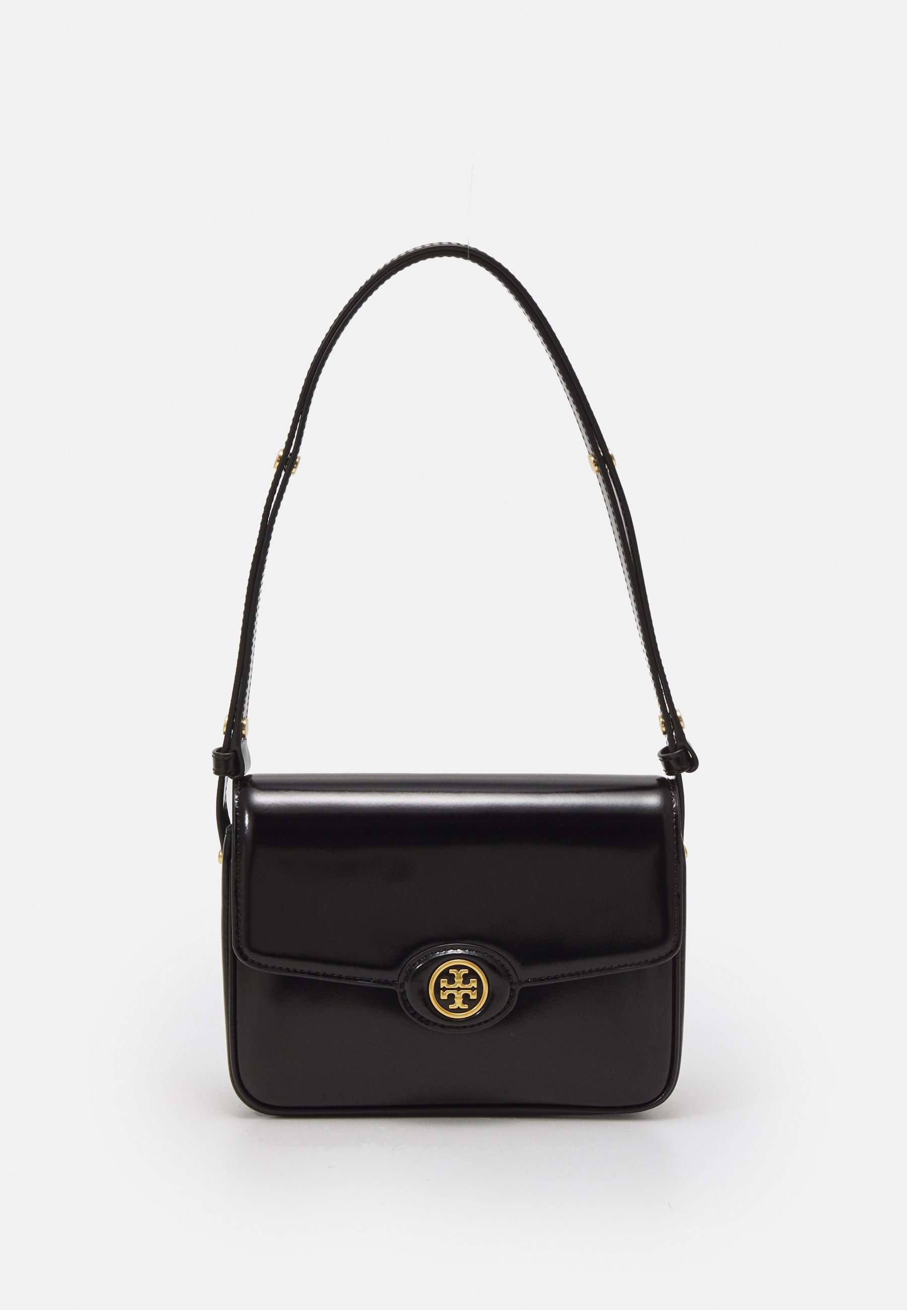 Tory Burch ROBINSON SPAZZOLATO CONVERTIBLE SCHOUDERTAS - Crossbodytas - zwart