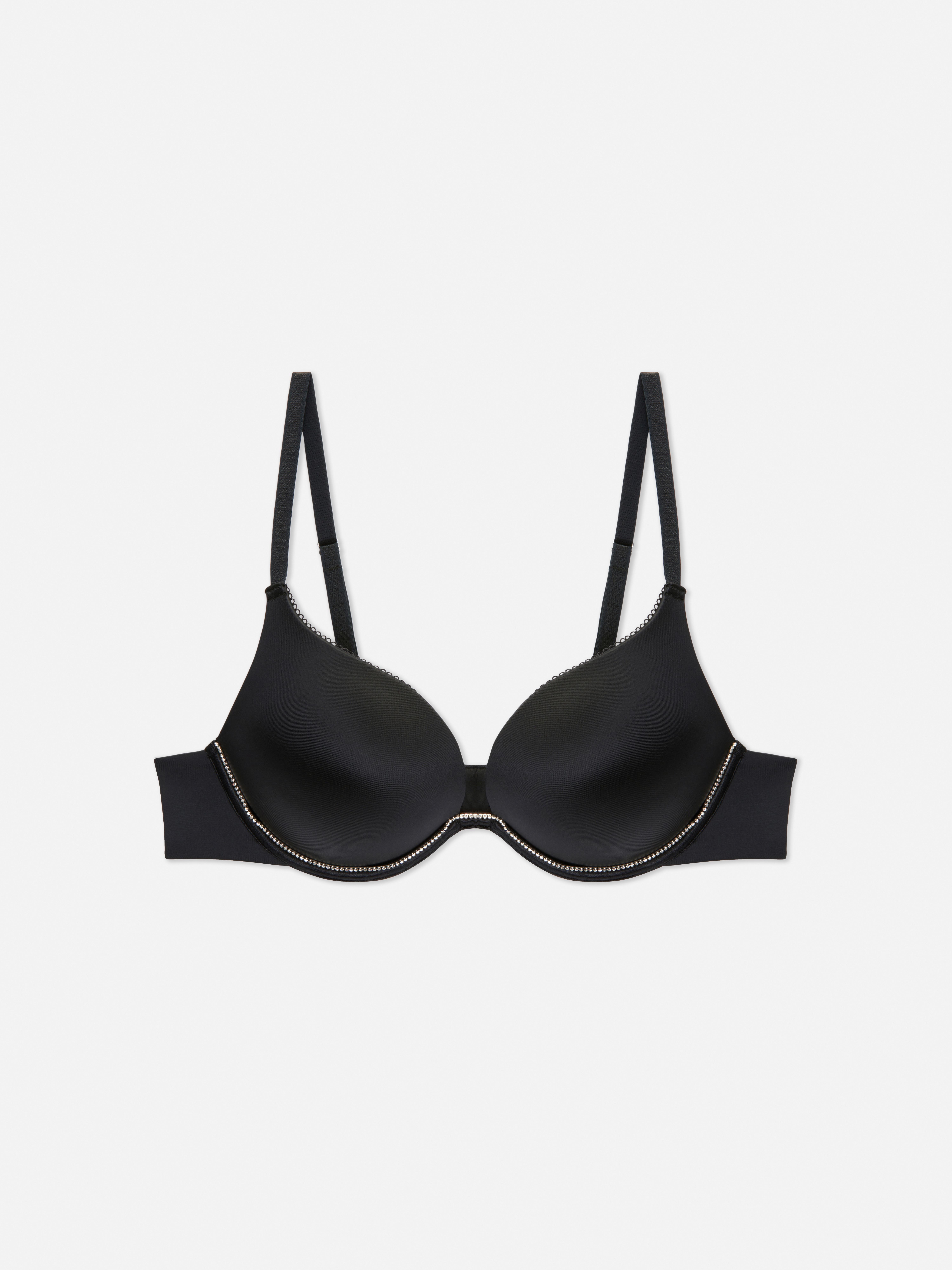 Sutiene push-up fine, cupe AE Sutiene push-up fine cu bretele din strasuri, cupe AE