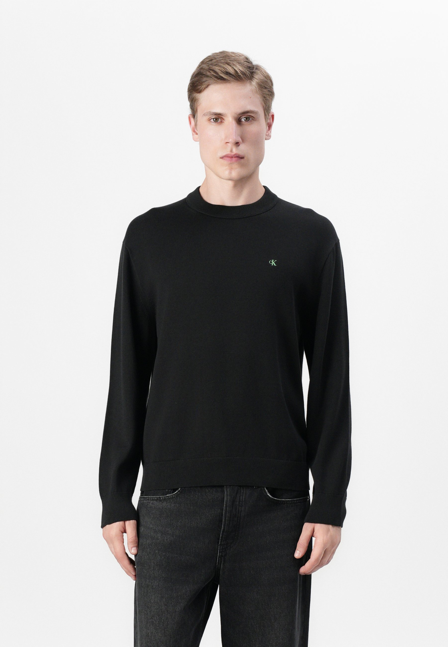 Calvin Klein Jeans RELAXED - Trui - zwart