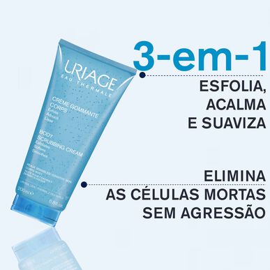 Uriage eksfolierende kroppskrem for sensitiv hud 200 ml