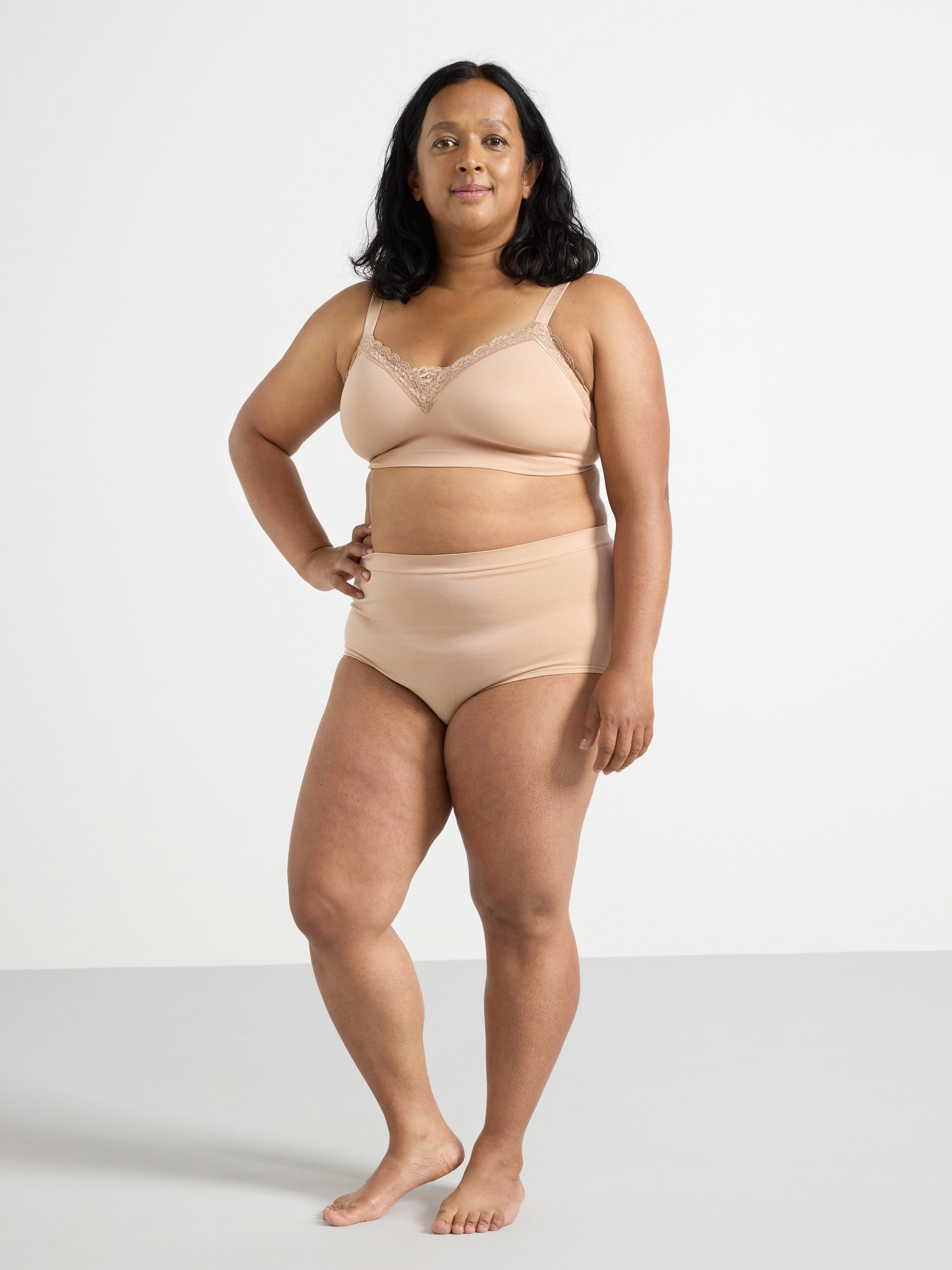 Bygellös protese-bh Beige