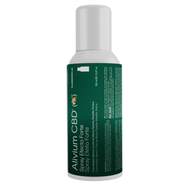 Spray Alivium CBD de Beemine Lab, potente para el alivio muscular, con 200 mg de CBD, 150 ml.