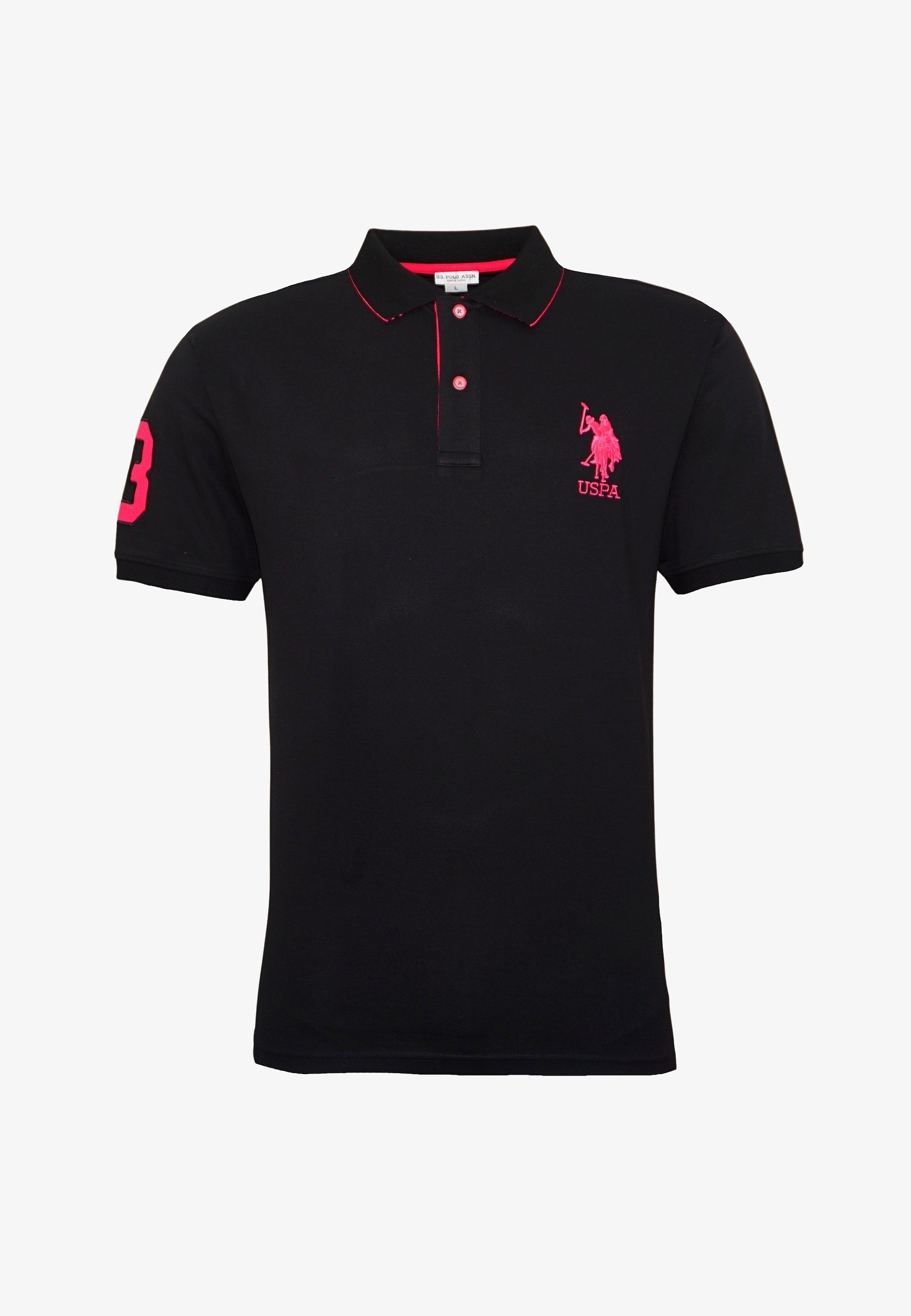 US Polo Assn. Poloshirt - zwart