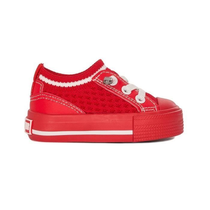 Chaussures - BIG STAR - JJ374395 - Rouge - Lacets - Bébé - Plat - Synthétique - Mixte