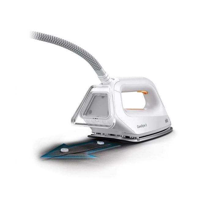 BRAUN IS3132WH Steam Generator Iron - 2400 W - 6 Bars - Automatic Thermostat - Quiet Operation - Locking System