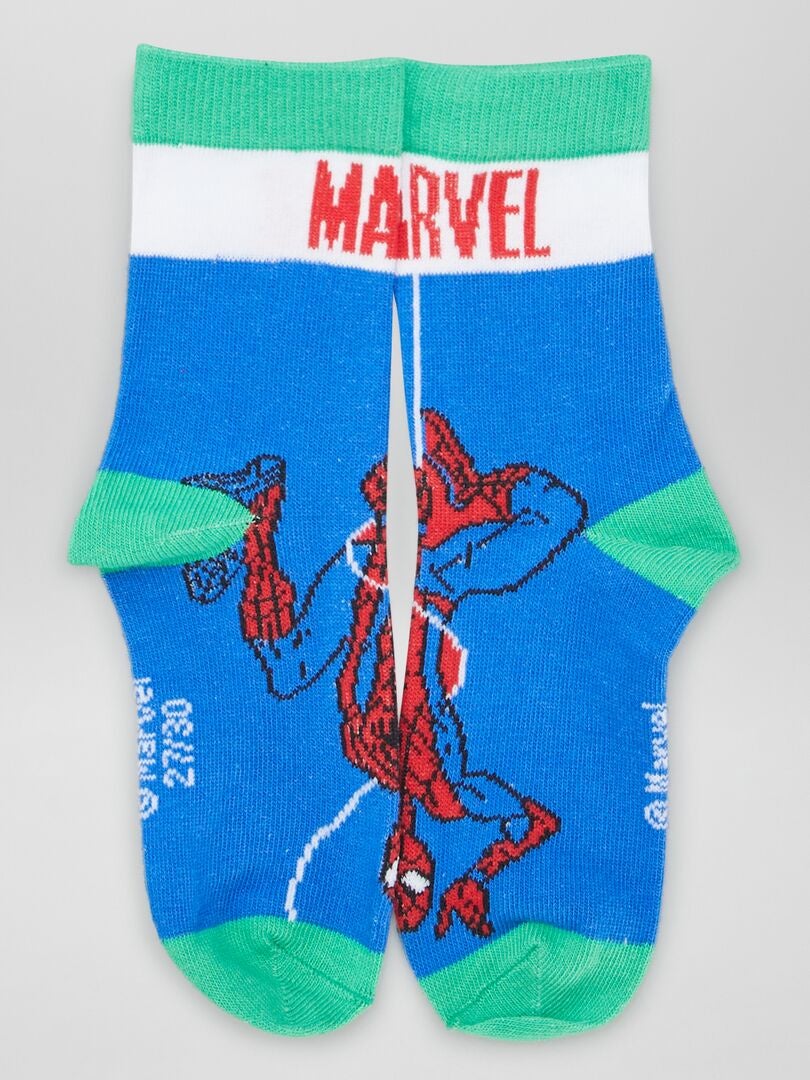 Conjunto de calcetines de Spider-Man - 3 pares - AZUL