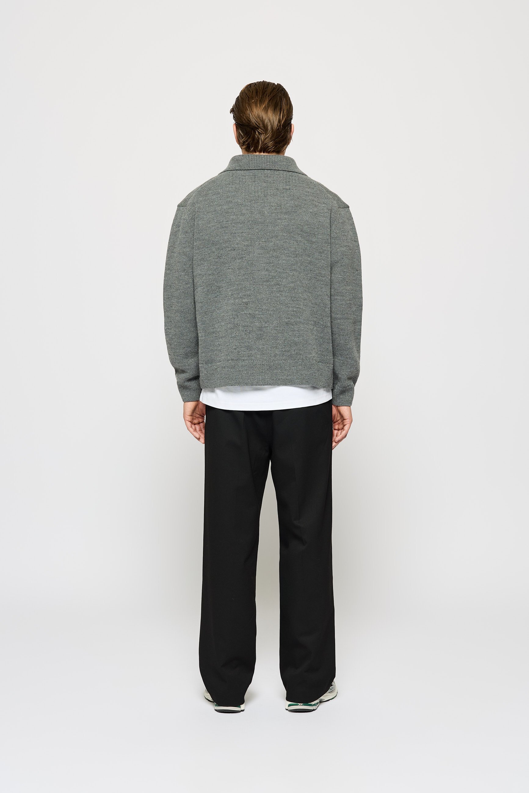EIGHTYFIVE FLARED TAILORED UNISEX - Broek - zwart meteoriet