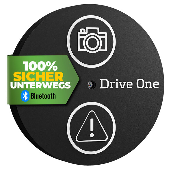 Drive One trafikkvarslingssystem, svart