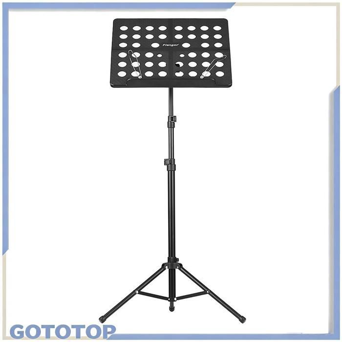 GOTOTOP Notenständer, Schwarz