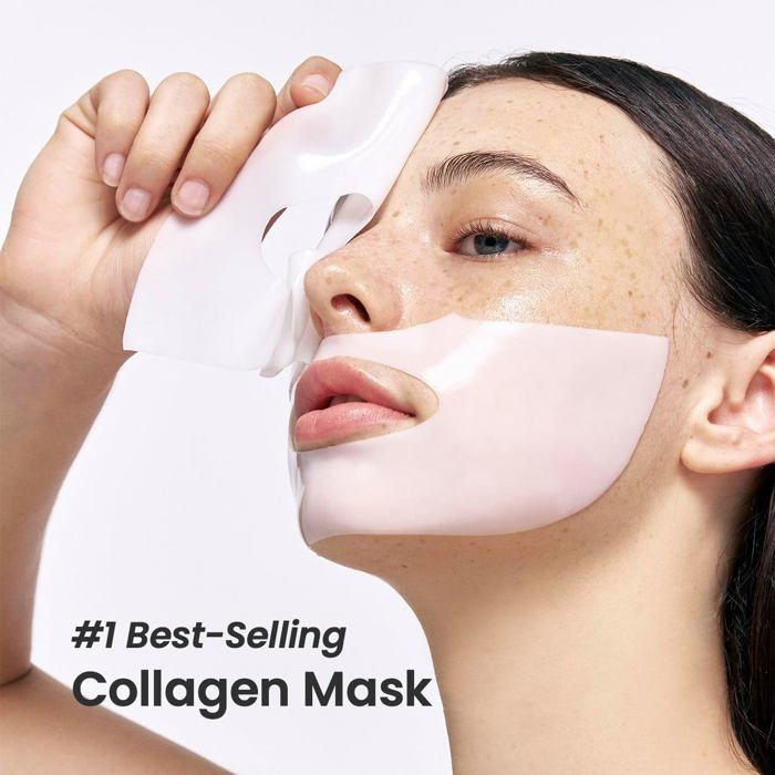 Mascarilla facial - BIODANCE - Mascarilla profunda de biocolágeno - 4 x 34 g - Vegana - Hidratación intensa