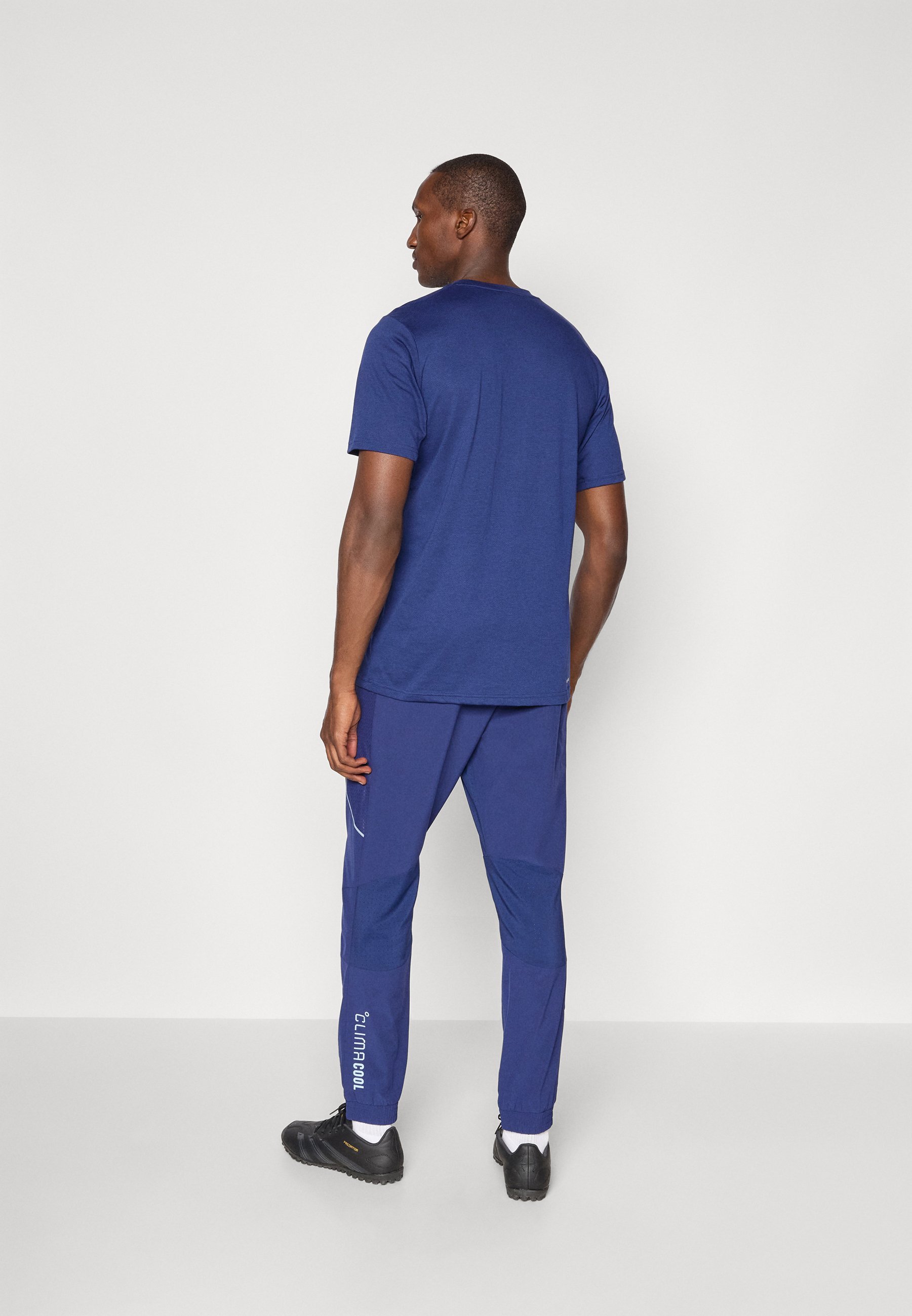 adidas Performance TECH APP - Trainingsbroek - donkerblauw/lichtblauw