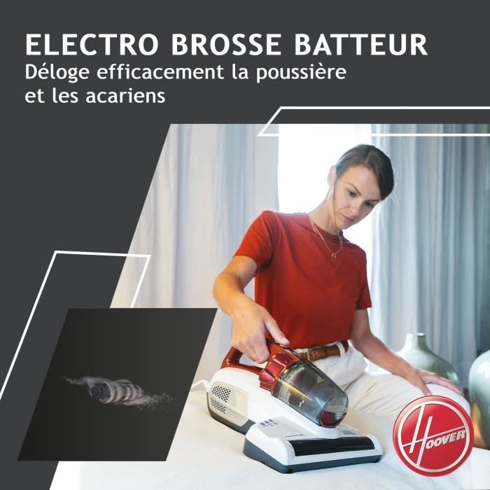 Aspirateur Matelas et Textiles Ultra Vortex - HOOVER MBC500UV - 500 W - 0,3 L - Animaux Allergies - Lampe UV-C antibactérien