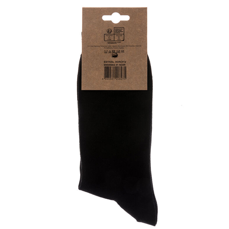 Schwarze Socken und Strumpfhosen für Herren
