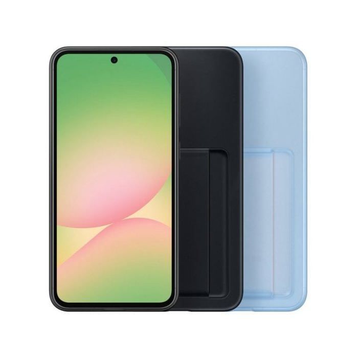 Funda trasera y carcasa negra con tarjetero para Samsung Galaxy A56 5G