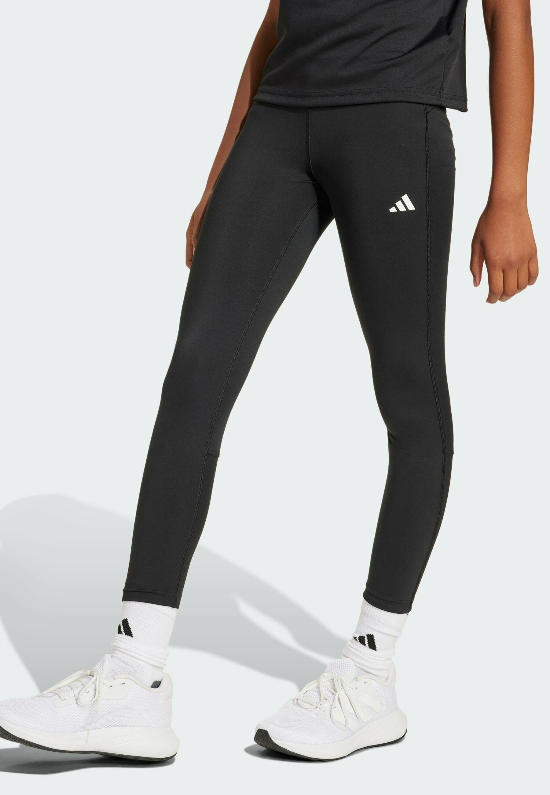 adidas Performance TECHFIT 7/8 KIDS - Leggings - zwart/wit