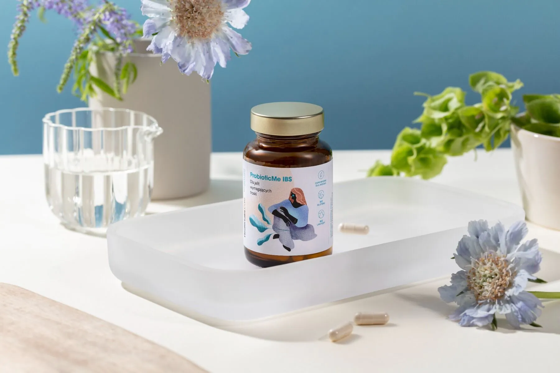 Health Labs Care ProbioticMe IBS Suplement diety wspierający układ pokarmowy Kapsułki
