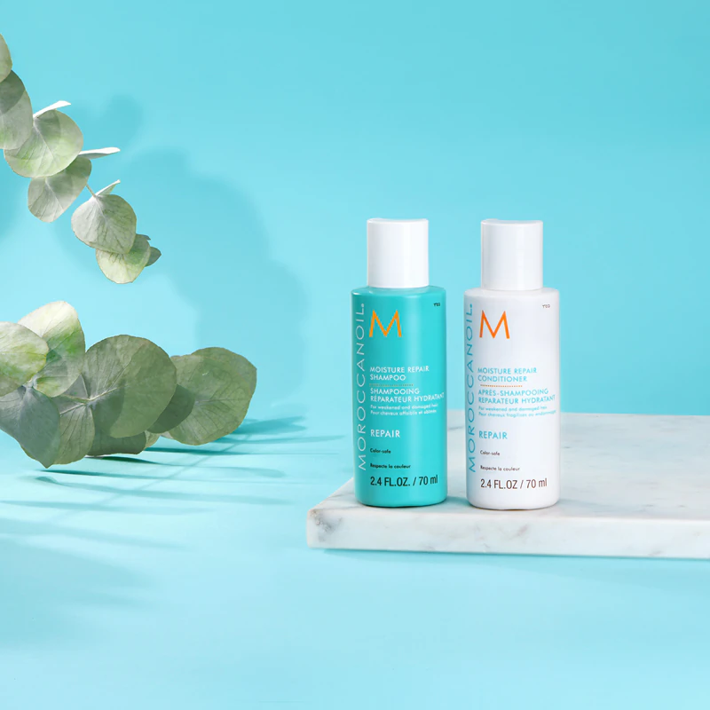 Shampoo reparador Moroccanoil para cabelos quimicamente danificados