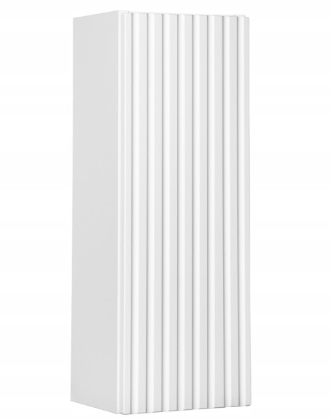 Słupek Łazienkowy 20 cm BIAŁY WISZĄCY RYFLE 1D NOVA WHITE