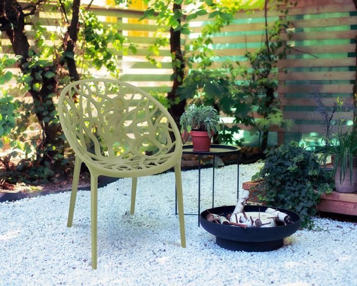 Sedia ALBERO color salvia