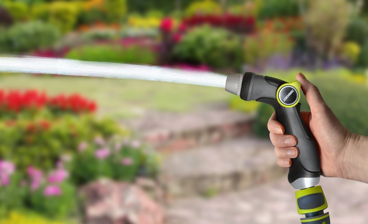 Pistola de pintura com revestimento metálico - 3 em 1 - Jatos ajustáveis - Controle por polegar - Cabo ergonômico