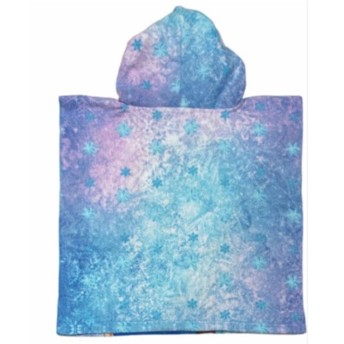 Frozen hooded bath poncho - Color: Blue Size: One Size - Blue