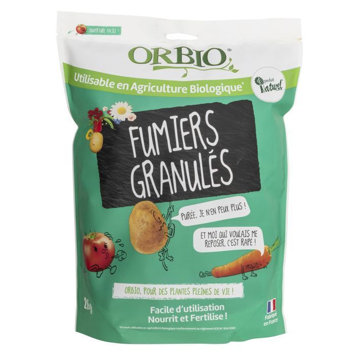 OrBIO 2kg de esterco granulado
