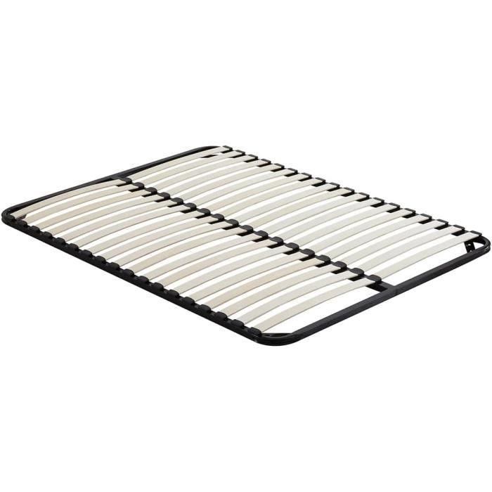 Base de cama de láminas STANEW 2x18 láminas - Cama con base de láminas (140x190cm)