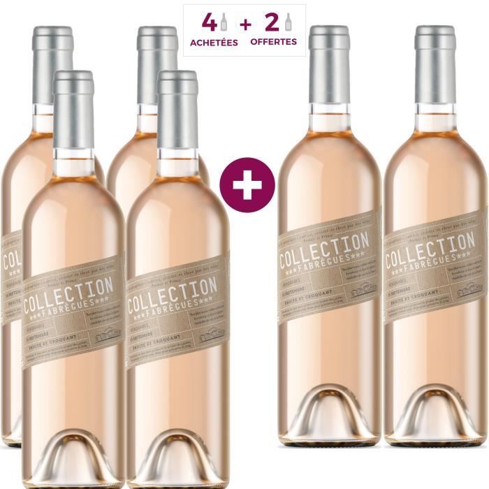 Fabrègues Collection Hérault - Vino rosado Languedoc Rosellón 2024 x6