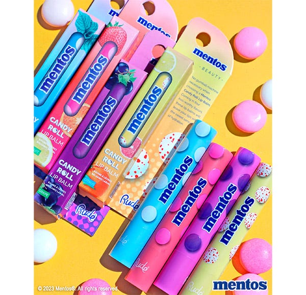 Mentos Candy Roll Läppbalsam