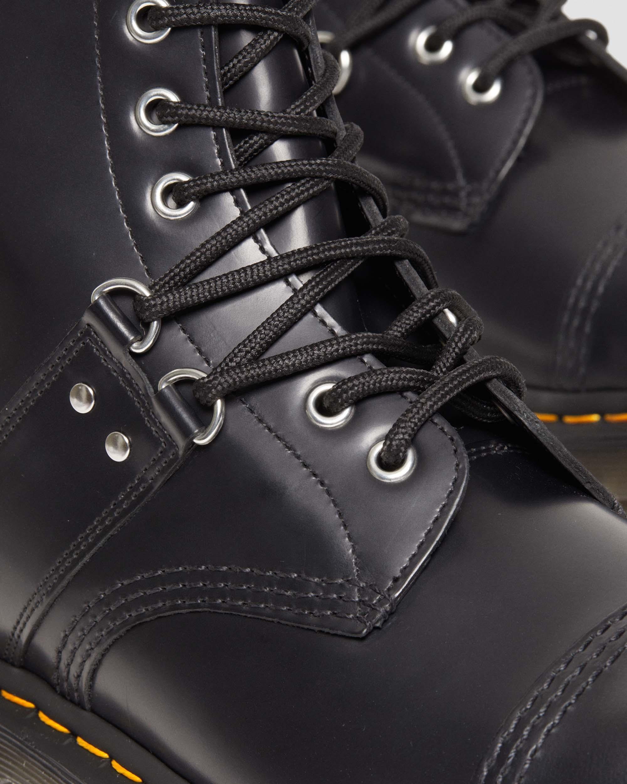 1460 Hardware Polished Smooth Leather Lace Up Boots